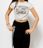 Crop Top Avec Motif - Bershka